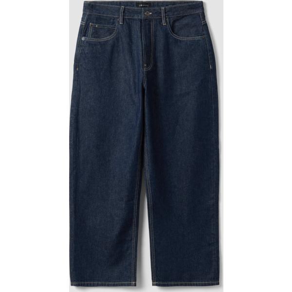 Vaqueros hombre dark blue corto con cinturón denim B.angel