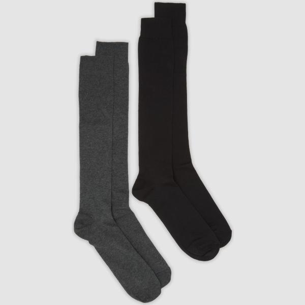 Calcetines hombre gris oscuro maxi Ovs