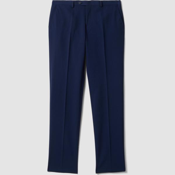Pantalones hombre dark blue con cremallera viscosa Piombo