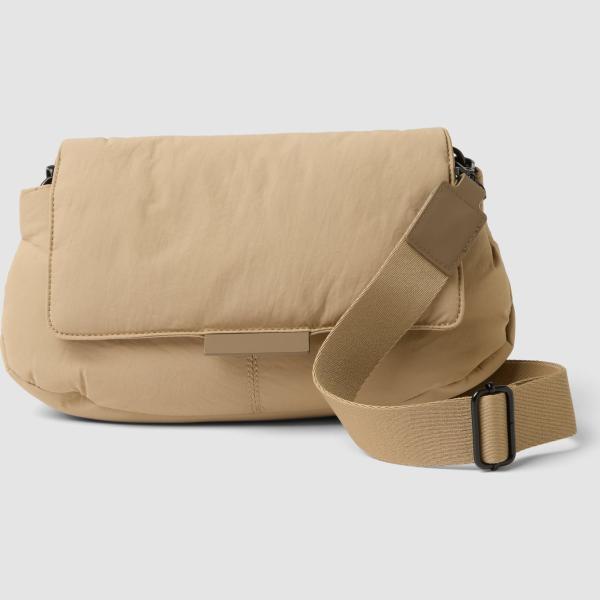 Mochila mujer light brown con cordones ajustables Ovs