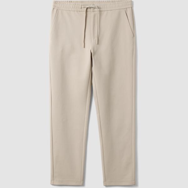 Pantalones hombre light gray con cremallera Piombo Tech