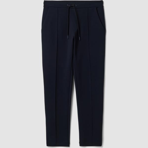 Pantalones hombre jet black con cremallera Piombo Tech