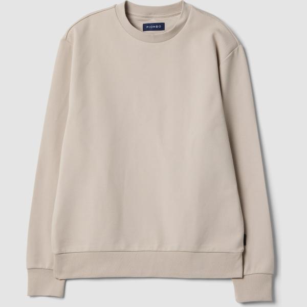 Sudadera hombre light gray largo de manga larga Piombo Tech