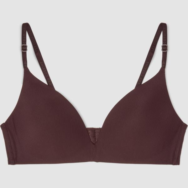 Sujetador mujer dark purple con tirantes con corchetes Les Copains