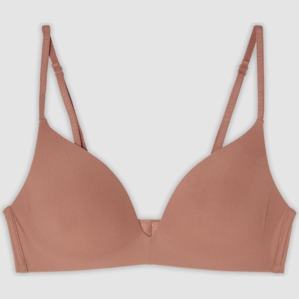 Sujetador mujer light brown con tirantes con corchetes Les Copains