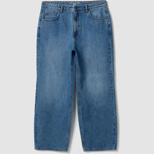 Vaqueros hombre dark blue efecto lavado corto con cremallera denim Republic Of Denim