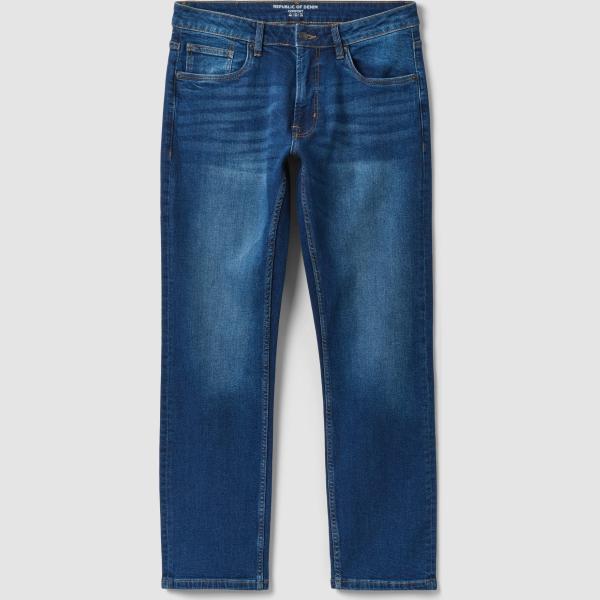 Vaqueros hombre light gray corto con cremallera denim Republic Of Denim