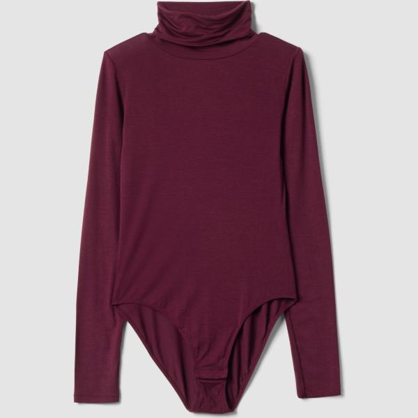 Cuerpo mujer light gray de manga larga con botones lana Les Copains