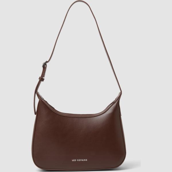Bolso de hombro mujer light gray con cinta Les Copains