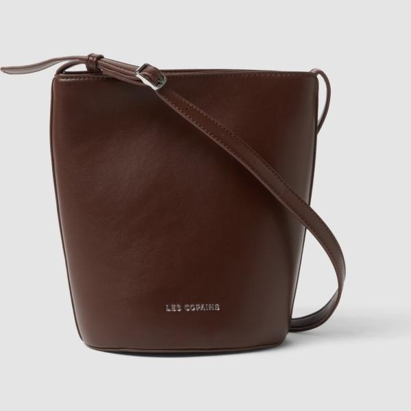 Mochila mujer sin aro light gray con cremallera Les Copains