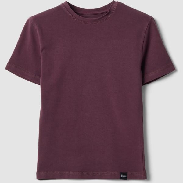 Camiseta mujer dark purple corto de manga corta Utopja