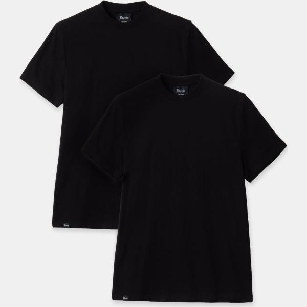 Camiseta hombre jet black de manga corta Utopja