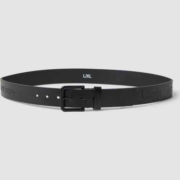 Cinturón hombre light gray con diseños con hebilla metal Utopja