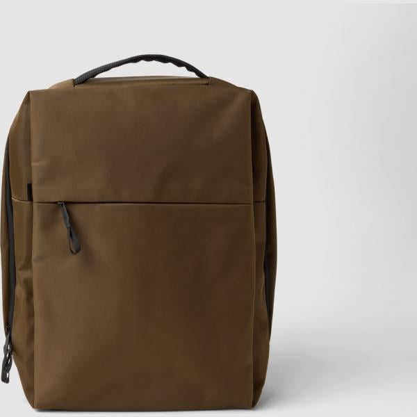 Mochila mujer light gray con tirantes con cremallera Urban Commuter