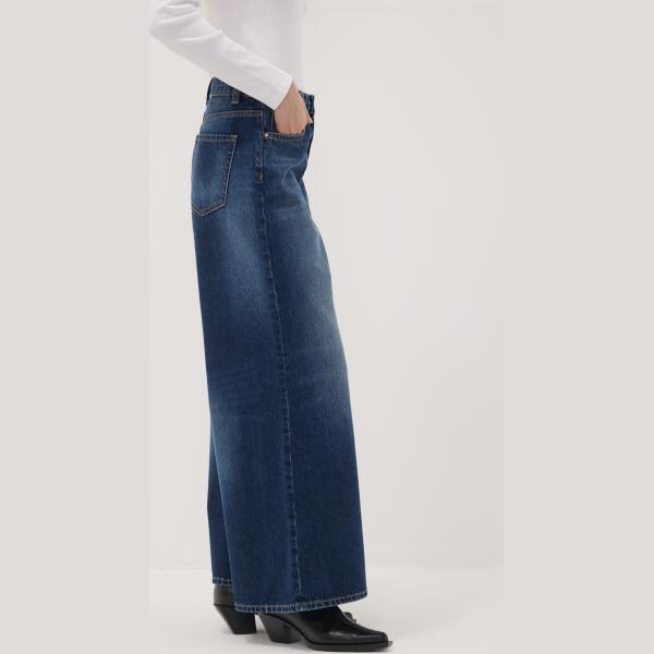 Vaqueros mujer dark blue efecto lavado corto denim Republic Of Denim