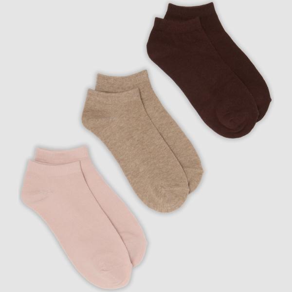 Calcetines mujer light gray algodón Ovs