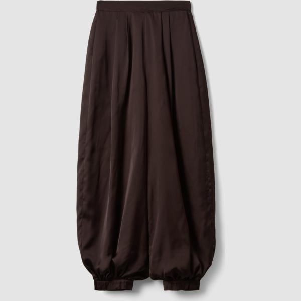 Pantalones mujer marrón oscuro corto B.angel