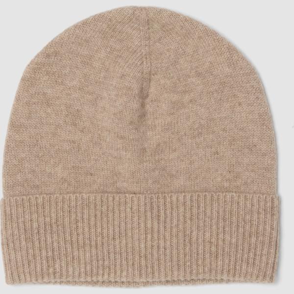 Beanie mujer light gray lana Les Copains
