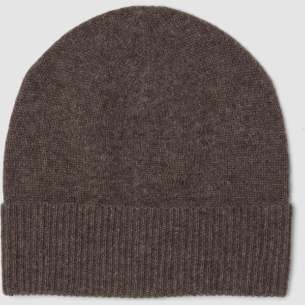 Beanie mujer light gray lana Les Copains