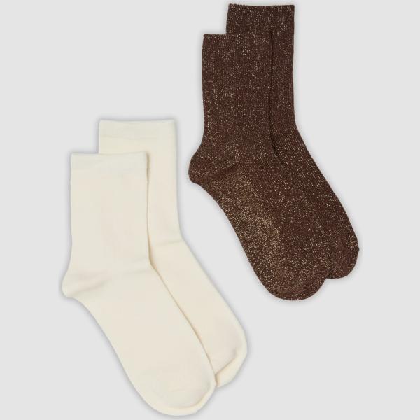 Calcetines mujer ivory white Ovs