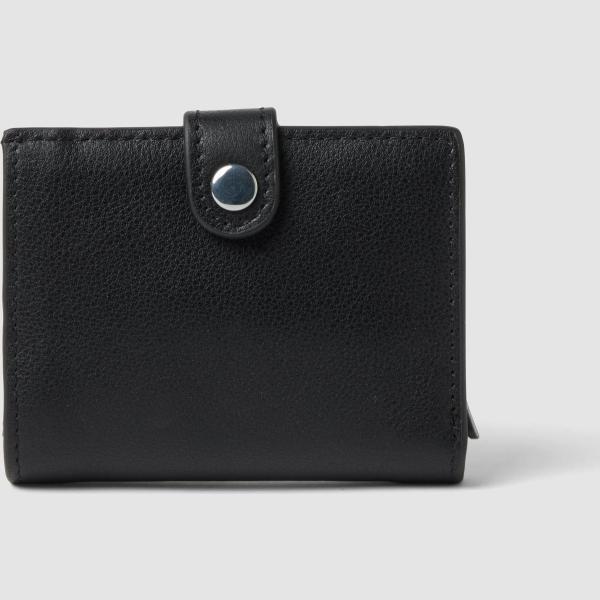 Cartera hombre light gray a presión metal Piombo Contemporary