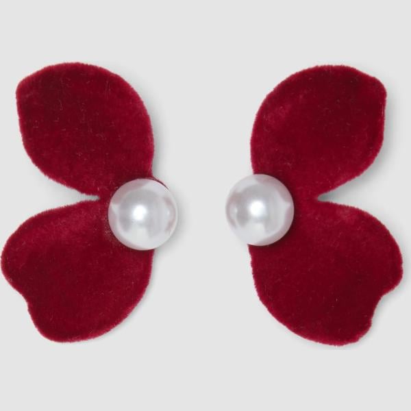 pendientes Ovs gris de flores