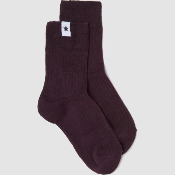 Calcetines mujer mini marrón oscuro B.angel
