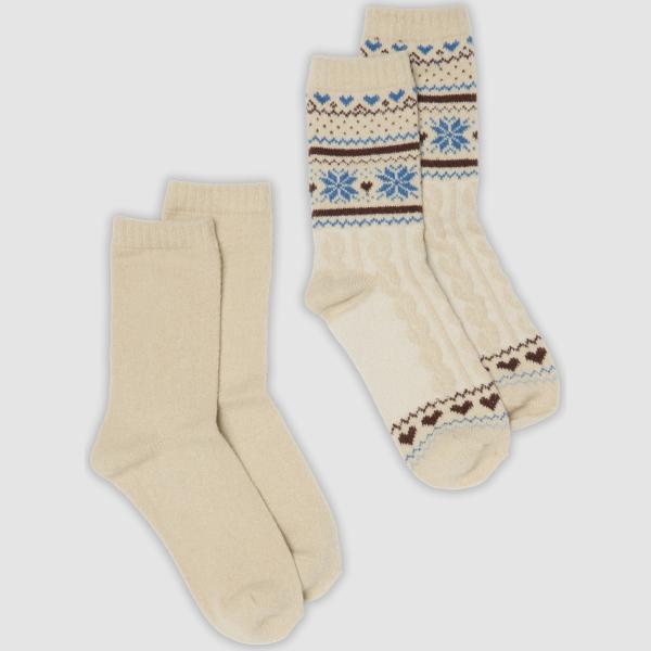 Calcetines mujer sand beige B.angel