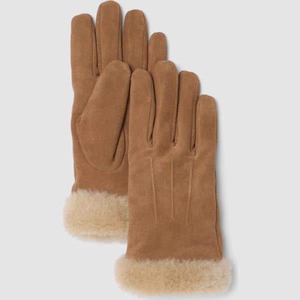 Guantes mujer marrón oscuro piel Piombo
