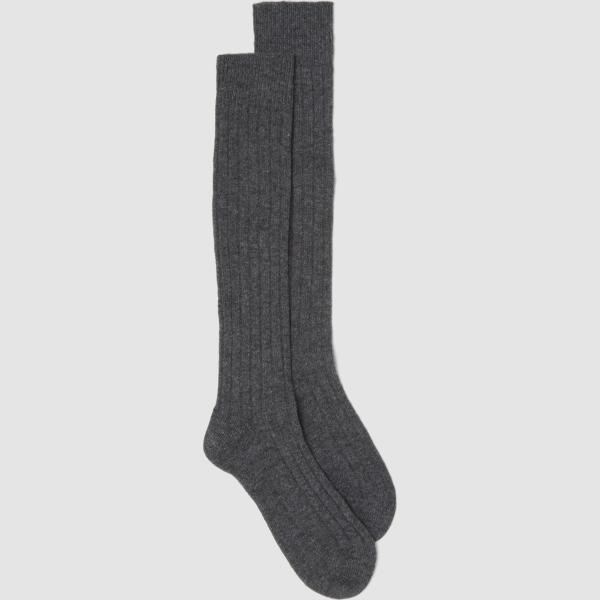 Calcetines mujer gris oscuro maxi lana Les Copains