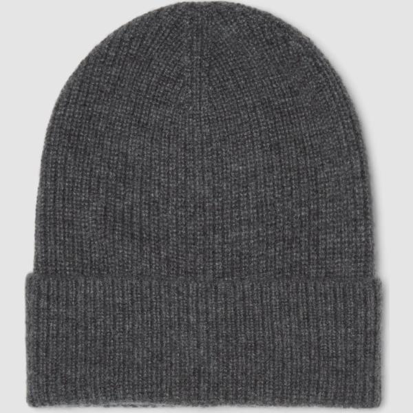 Beanie mujer light gray cachemira Piombo Contemporary
