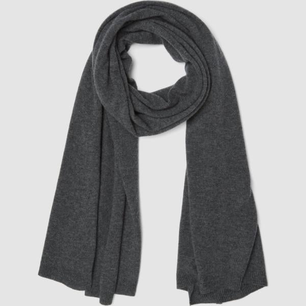 Bufanda mujer gris oscuro cachemira Piombo Contemporary