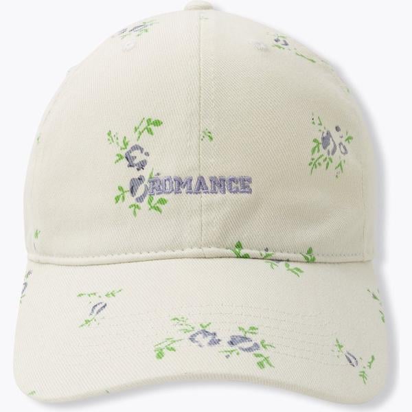chapeaux Promod violet à fleurs