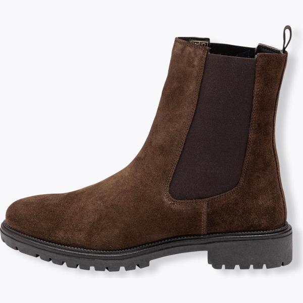 Bottines femme violet clair curvy à bout rond Promod