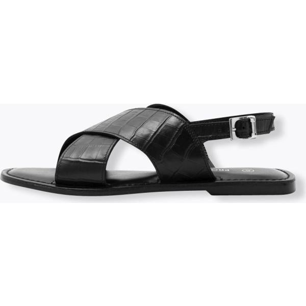 sandales en cuir Promod violet