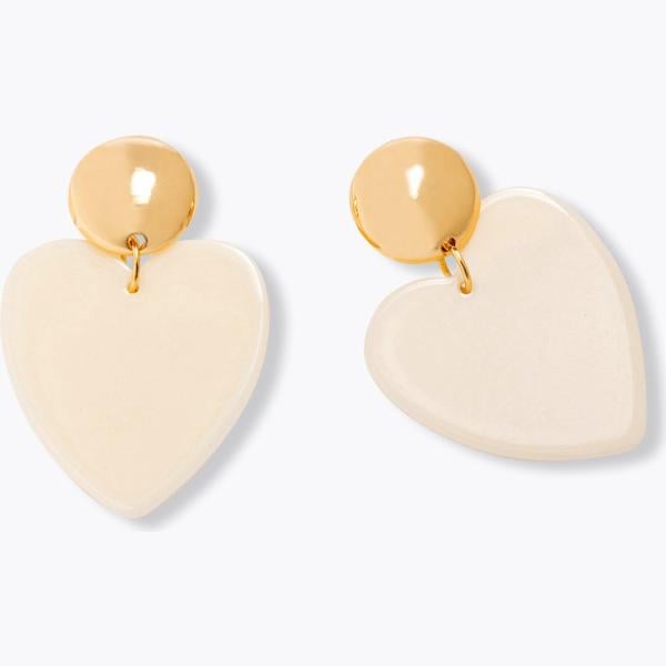 Boucles d'oreilles femme violet clair métal Promod