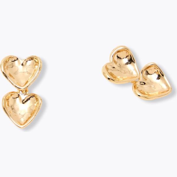 Boucles d'oreilles femme violet clair métal Promod
