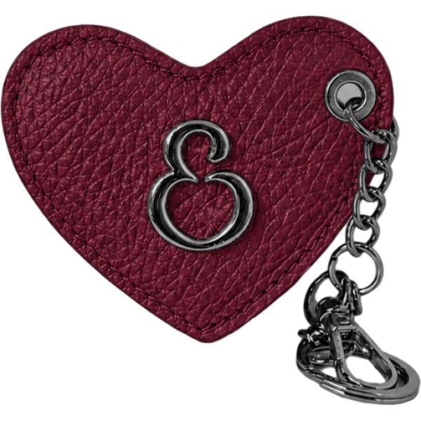 Portachiavi da donna mini in bordeaux made in italy in pelle Elisendra® Elisendra®