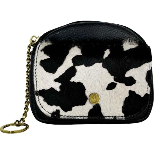 Portachiavi da donna in bianco neve con zip in metallo Elisendra®