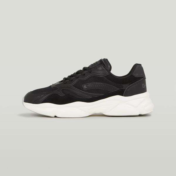 Sneakers femme à lacets gris clair nylon G-Star RAW