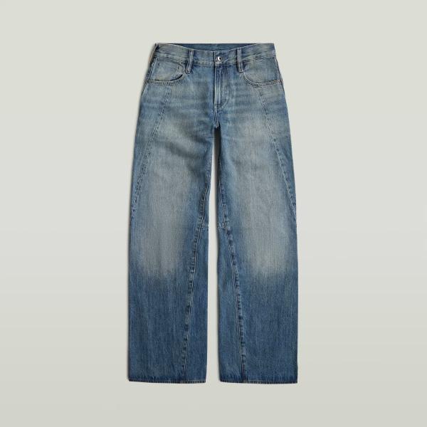 Ceinture femme gris clair curvy taille basse à fermeture éclair denim G-Star RAW