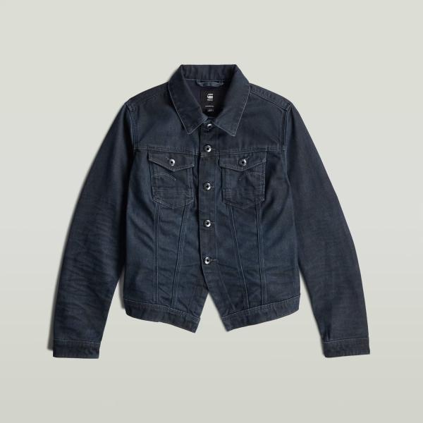 Chemise femme gris clair court à manches longues avec boutons G-Star RAW