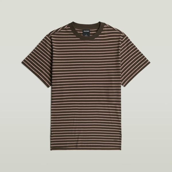t-shirts G-Star RAW vert à rayures