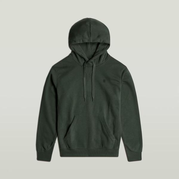 Sudadera con capucha hombre gris oscuro cuello con capucha de manga larga de punta poliéster G-Star RAW