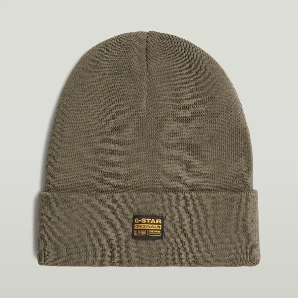 Beanie hombre verde oliva corto poliéster G-Star RAW