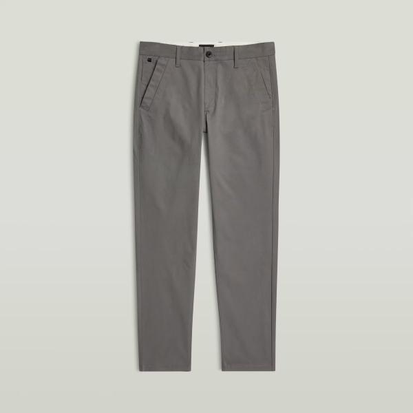 Pantalones hombre light gray con cremallera G-Star RAW