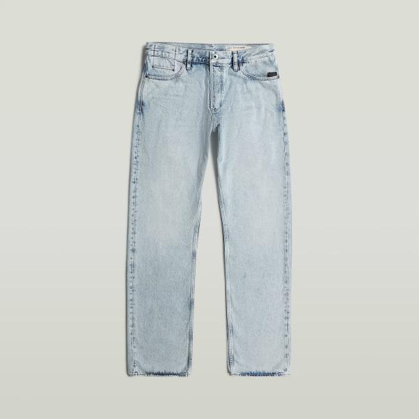 Vaqueros rectos hombre light gray efecto lavado cintura media denim G-Star RAW