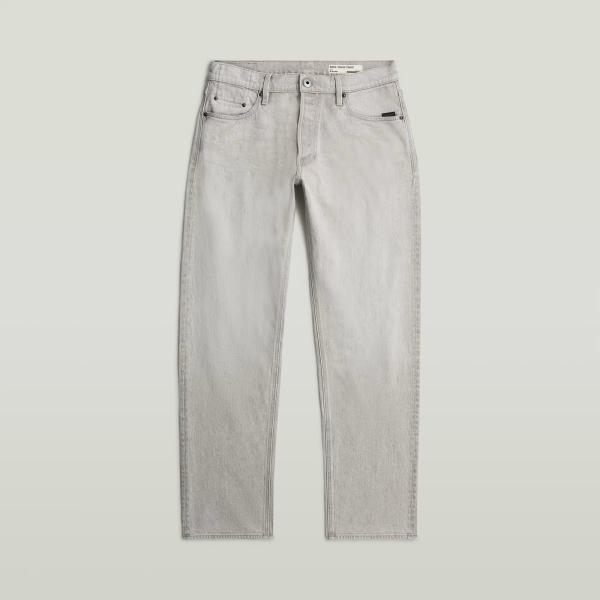 Vaqueros rectos hombre light gray efecto lavado cintura media denim G-Star RAW