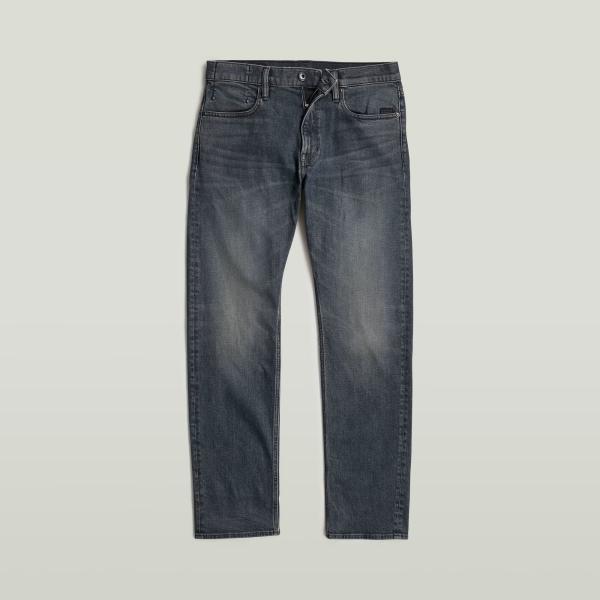 Vaqueros rectos hombre gris oscuro con cremallera denim G-Star RAW