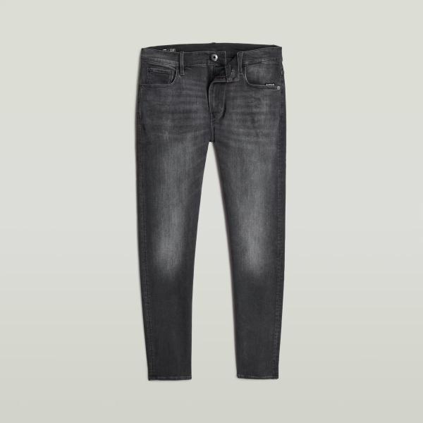 Vaqueros hombre cruzada light gray efecto lavado con botón automático denim G-Star RAW
